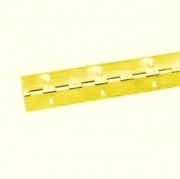Рояльная петля 32мм, жёлтый цинк