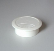 Заглушка для кабеля ø60мм, белый пластик