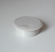 Заглушка для кабеля ø60мм, серый пластик