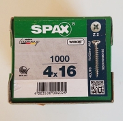 Шуруп 4,0x16 потай PZ2 SPAX